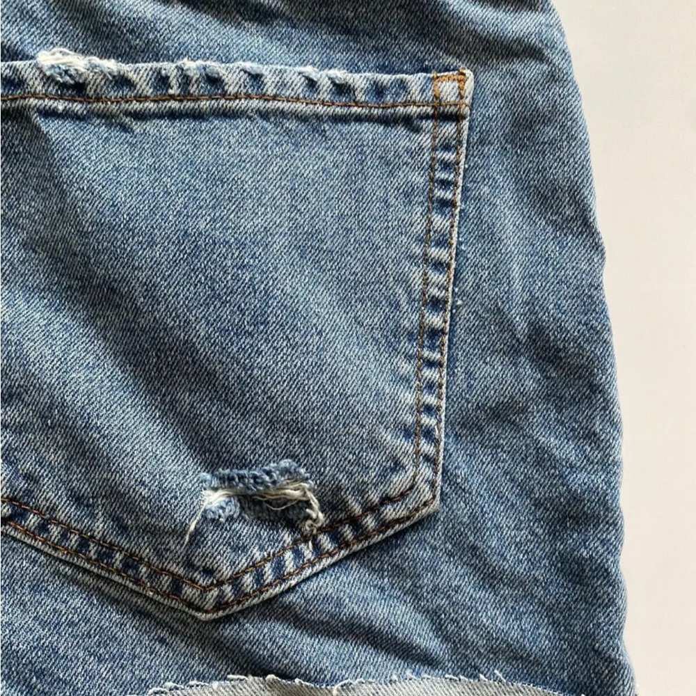 VERY Ripped Denim Shorts Size 10 - Picture 5 of 5